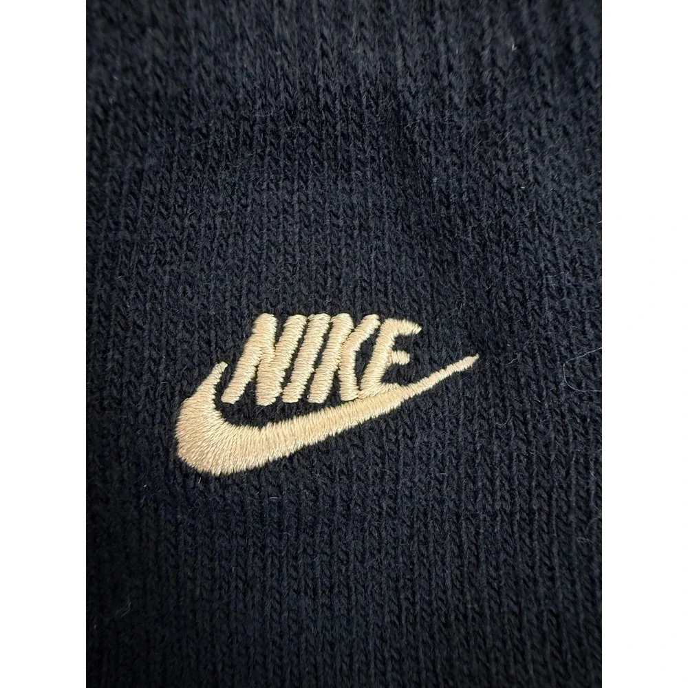 Nike Cozy Peak Kids Black Beanie Hat and Gloves Set Winter Warm‎ Unisex 2 PC SET